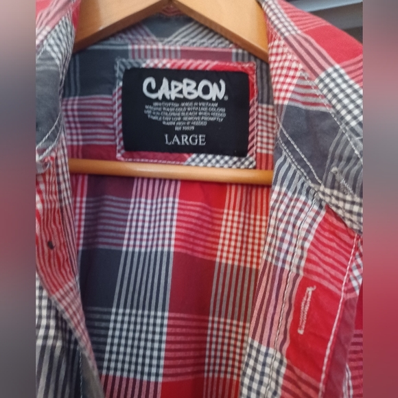 Mens size Large long sleeve button up - Picture 2 of 3